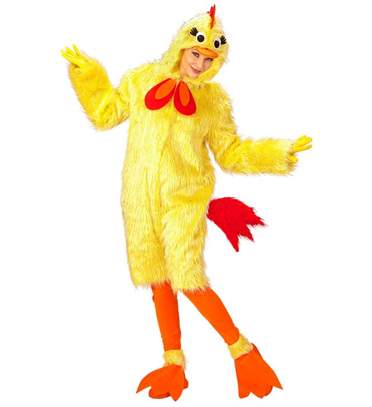 Plush Chick Hooded Overalls, Leggings, Shoe Covers