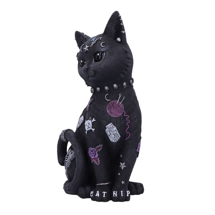 Bad to the Bone Cat Figurine 22cm