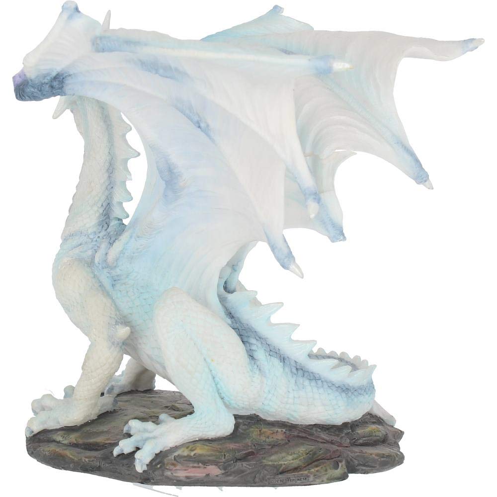Grawlbane White Dragon Figurine 20cm