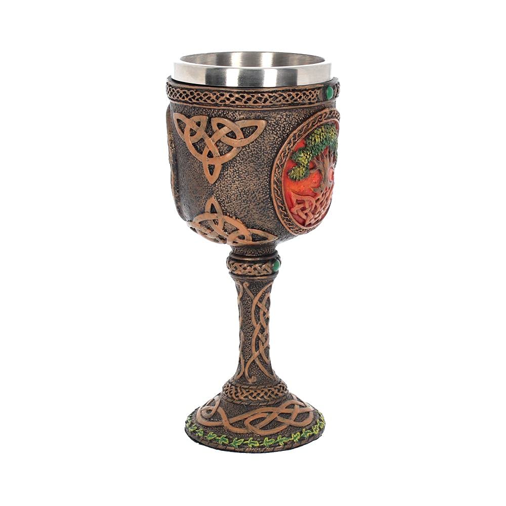Nemesis Now Celtic Tree Of Life Goblet Wine Glass 17.5cm