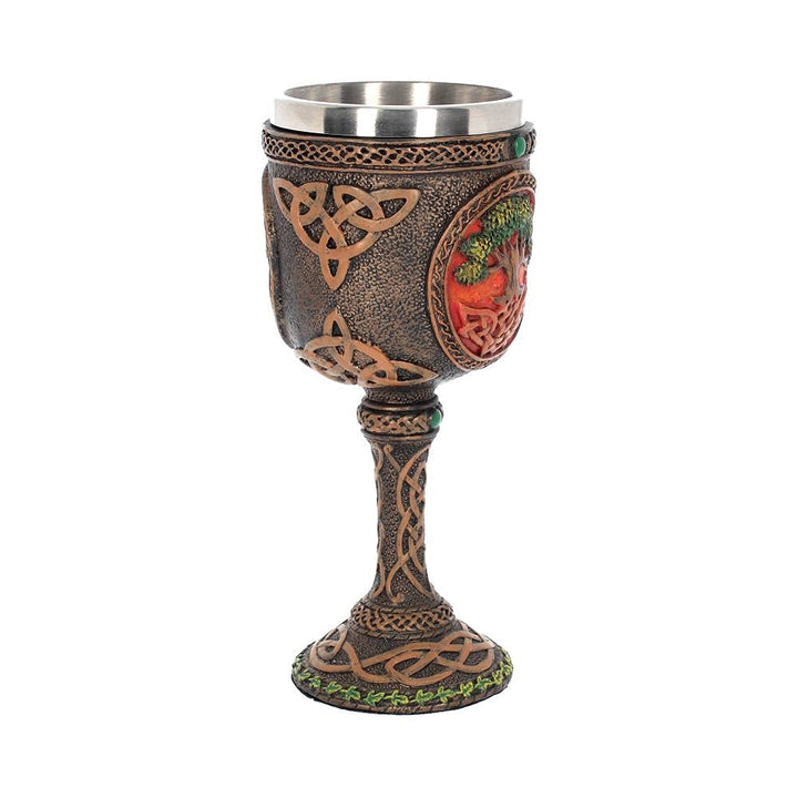 Nemesis Now Celtic Tree Of Life Goblet Wine Glass 17.5cm