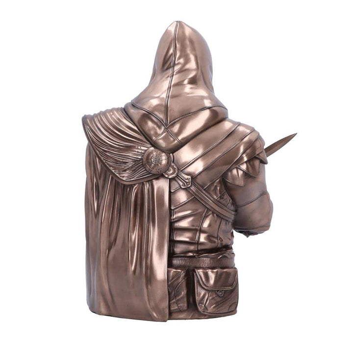 Assassins Creed Ezio Bust Box Bronze 30cm Officially Licensed