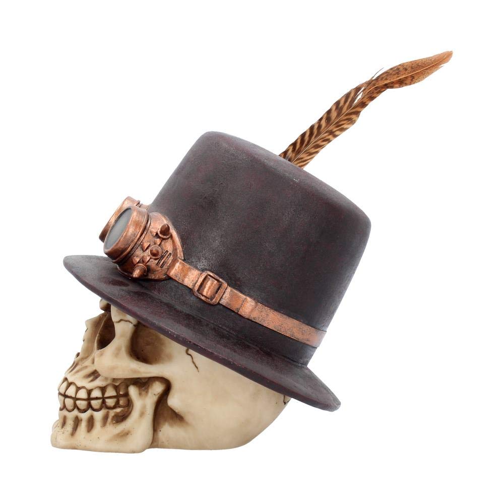 The Aristocrat Steampunk Alternative Skull Figurine 18.5cm