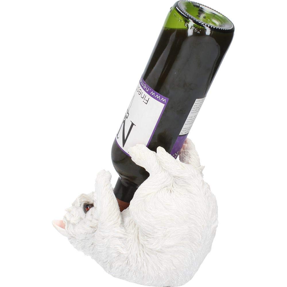West Highland Terrier Guzzler Dog Wine Bottle Holder Guzzlers 22cm