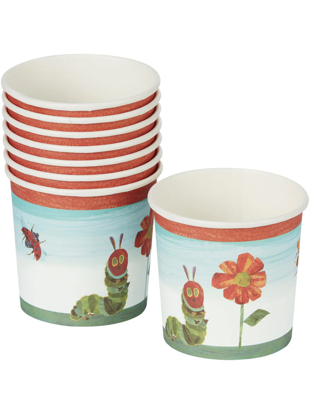 The Very Hungry Caterpillar Tableware Party Pack of 8 Treat Tubs