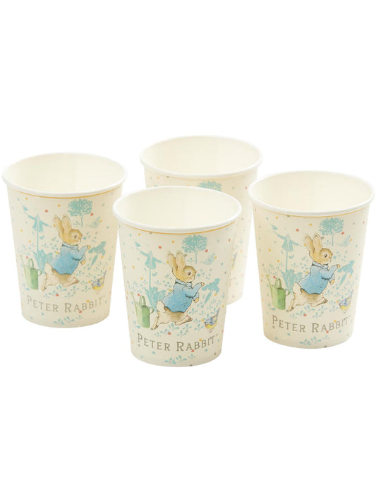 Peter Rabbit Classic Tableware Party Cups Blue Cream 9oz 8 off 2