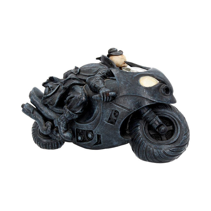 Speed Freak Skeleton Motorbike Figurine 19.5cm
