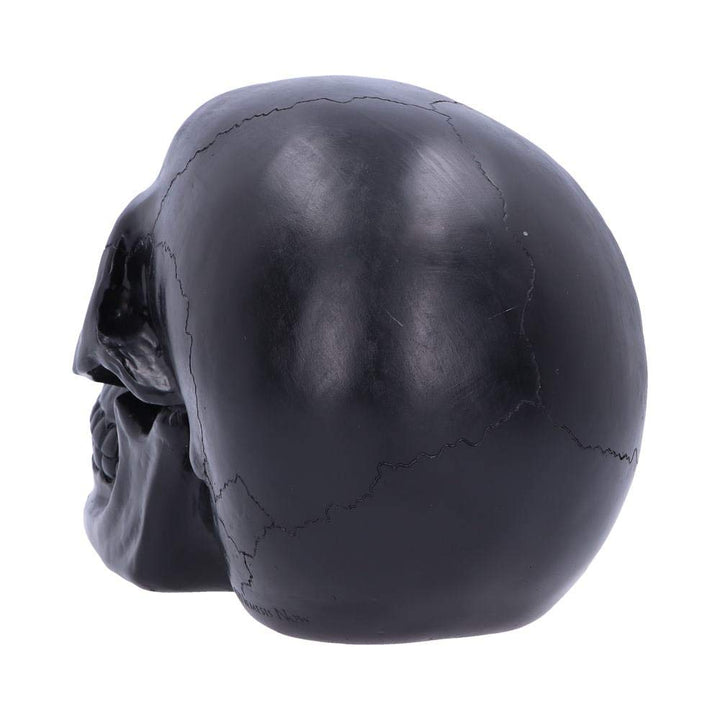 Geode Skull Black Red Gothic Glitter Figurine 17cm