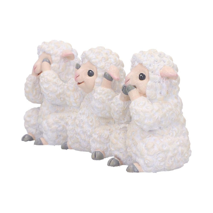 Three Wise Sheep Figurines by Nemesis Now 8.5cm