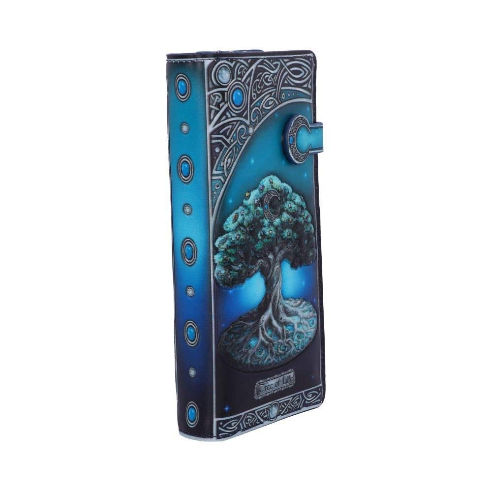Tree of Life Pagan Moon Embossed Purse 18.5cm