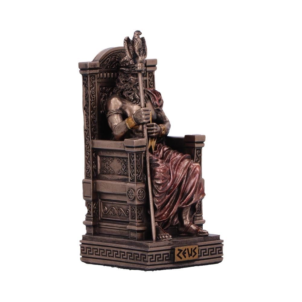 Zeus God of the Sky Mini Bronze Figurine 8.5cm