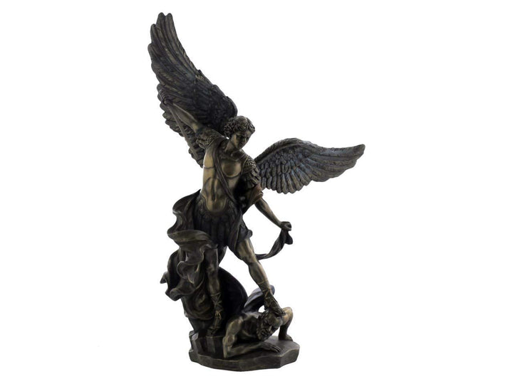 Bronzed Archangel Michael The Religious Warrior 37cm