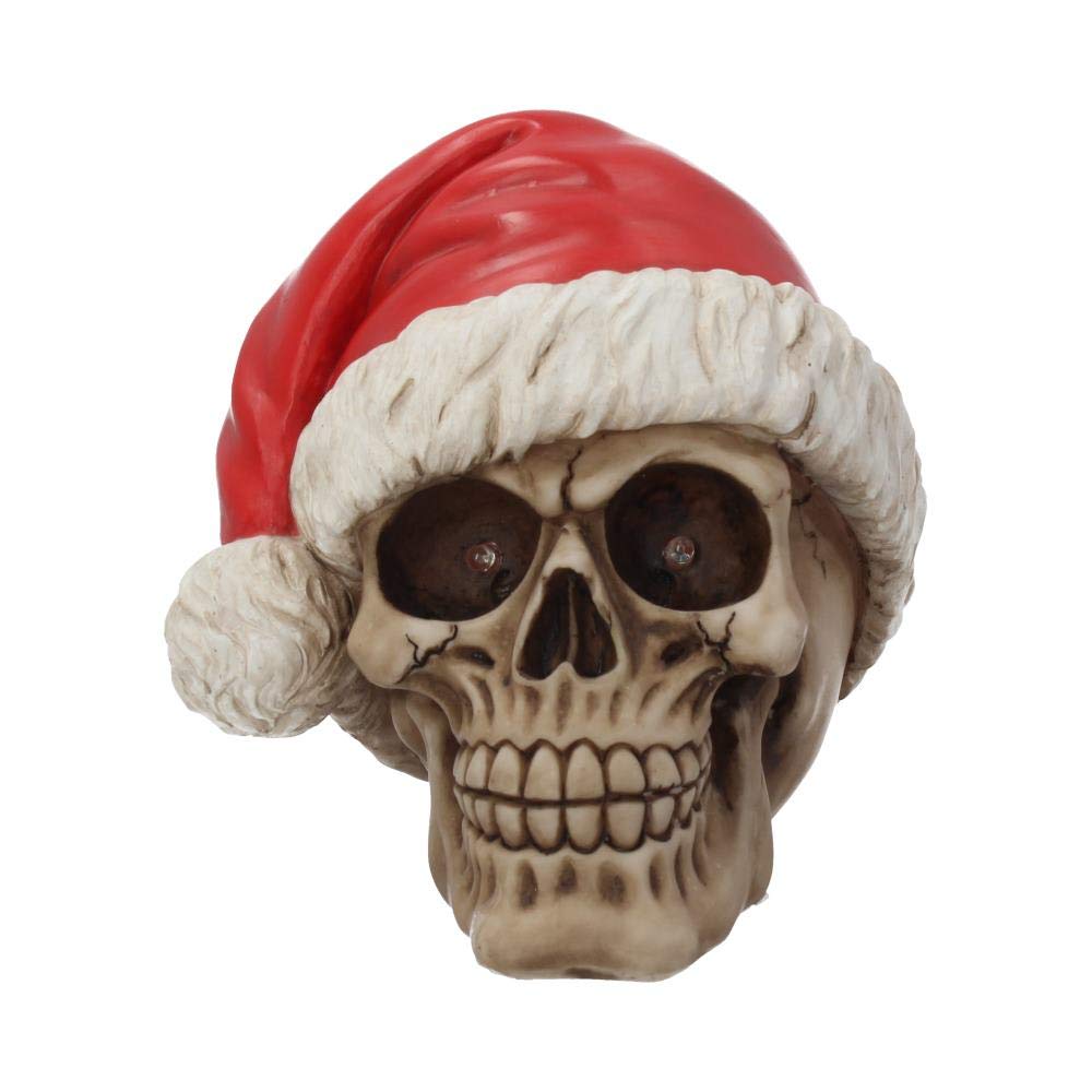 Silent Night Christmas Skull 15.5cm