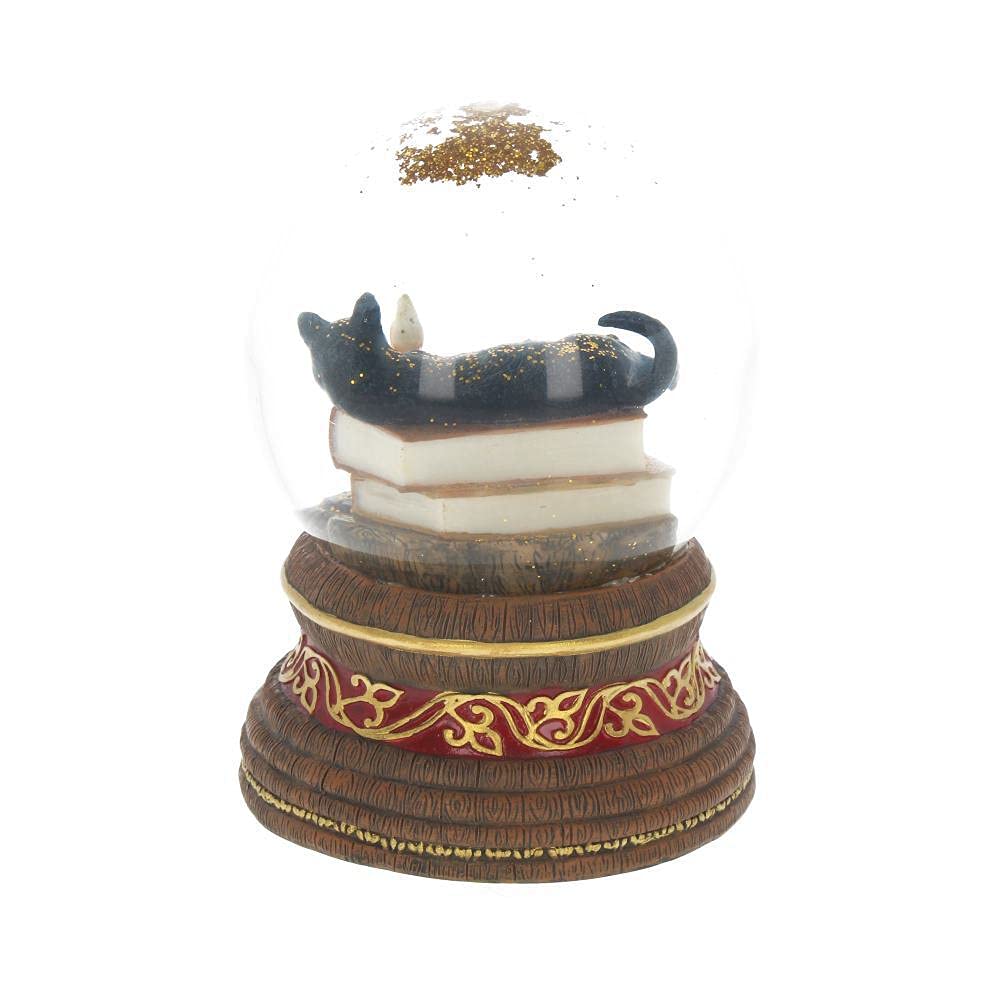 Lisa Parker Witching Hour Cat Snowglobe LP 11cm