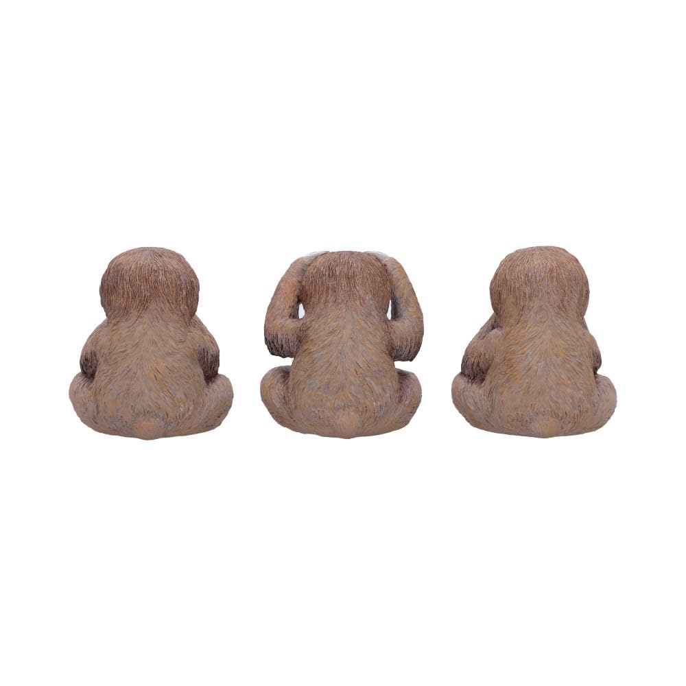 Three Wise Sloths Figurines by Nemesis Now 8cm