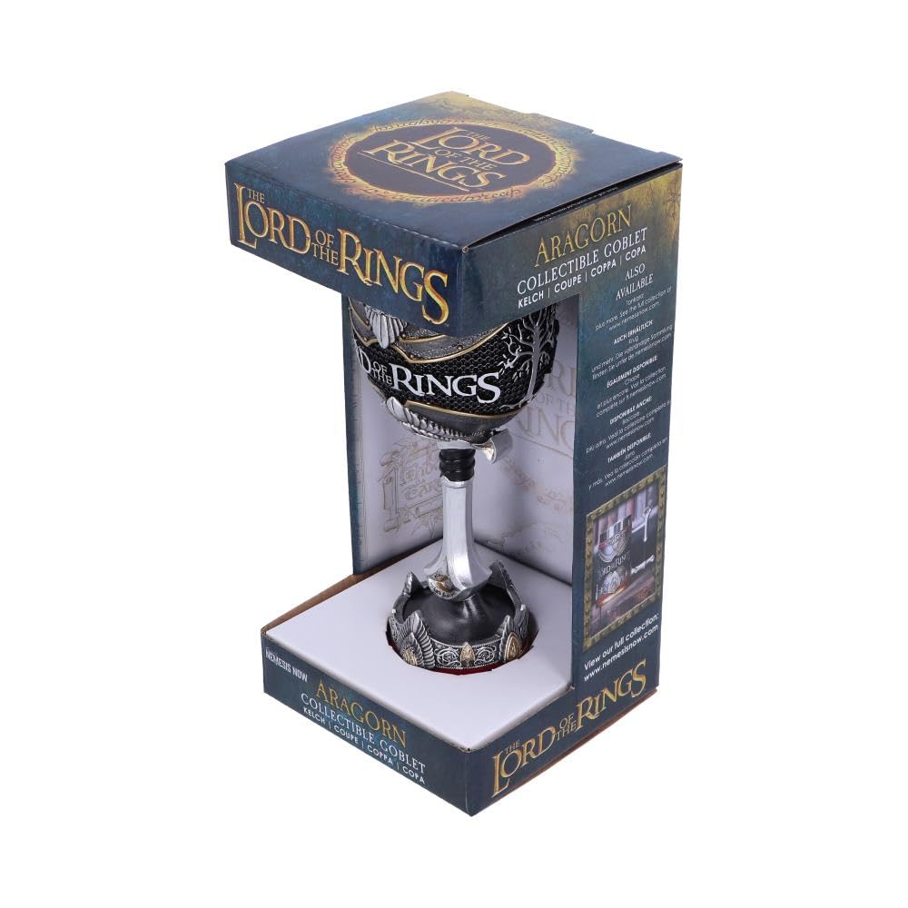 Lord of the Rings Aragorn Goblet 19.5cm Officially Licensed
