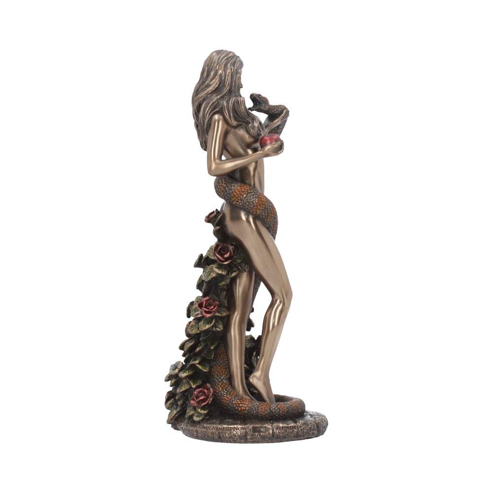Original Sin Bronze Figurine Biblical Eve Snake Forbidden Fruit by James Ryman 20cm
