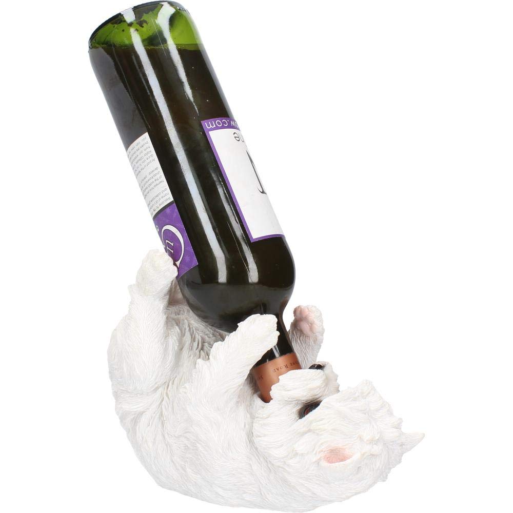 West Highland Terrier Guzzler Dog Wine Bottle Holder Guzzlers 22cm