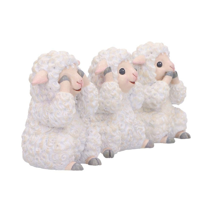 Three Wise Sheep Figurines by Nemesis Now 8.5cm