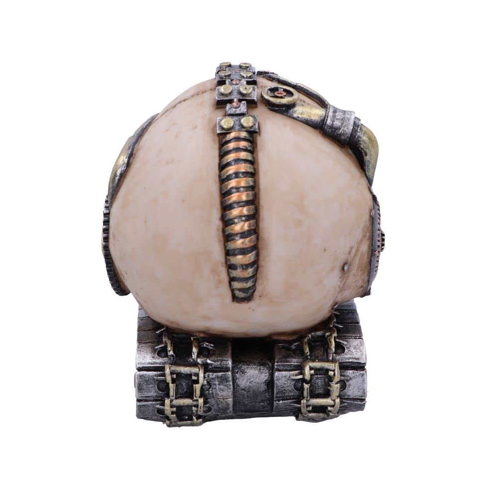 Techno Tank Steampunk Skull 16cm