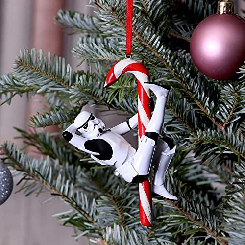 Stormtrooper Candy Cane Hanging Ornament 12cm Officially Licensed