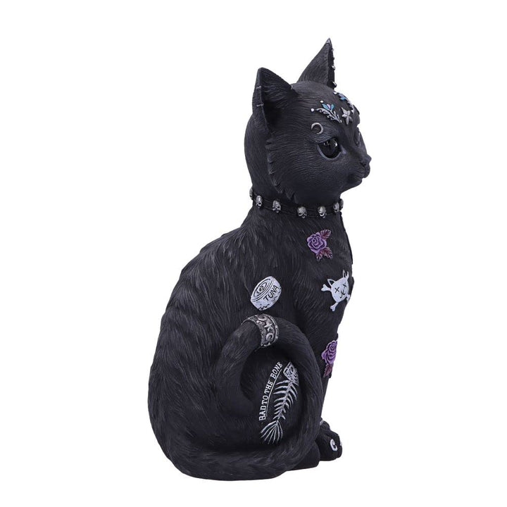 Bad to the Bone Cat Figurine 22cm
