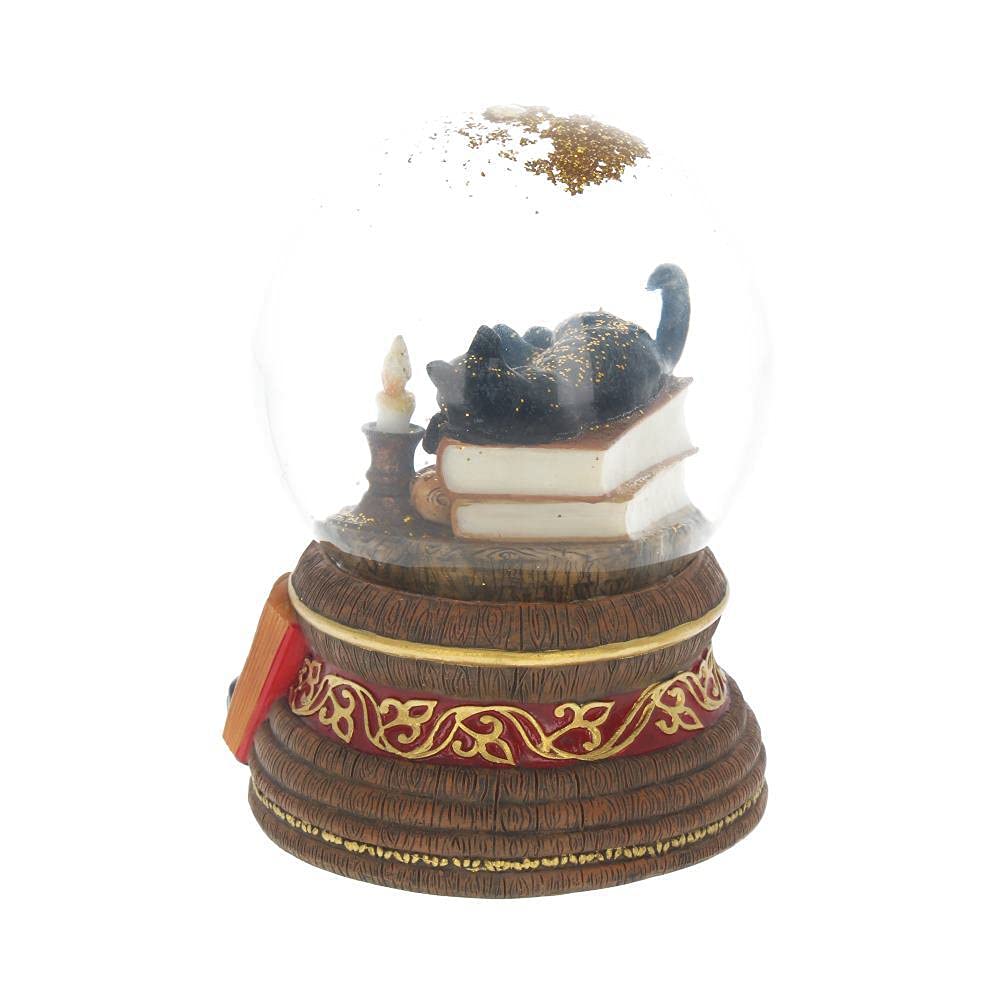 Lisa Parker Witching Hour Cat Snowglobe LP 11cm