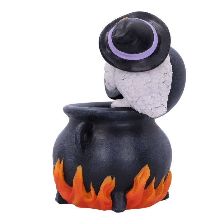 Snowy Brew Owl Backflow Incense Burner 17cm