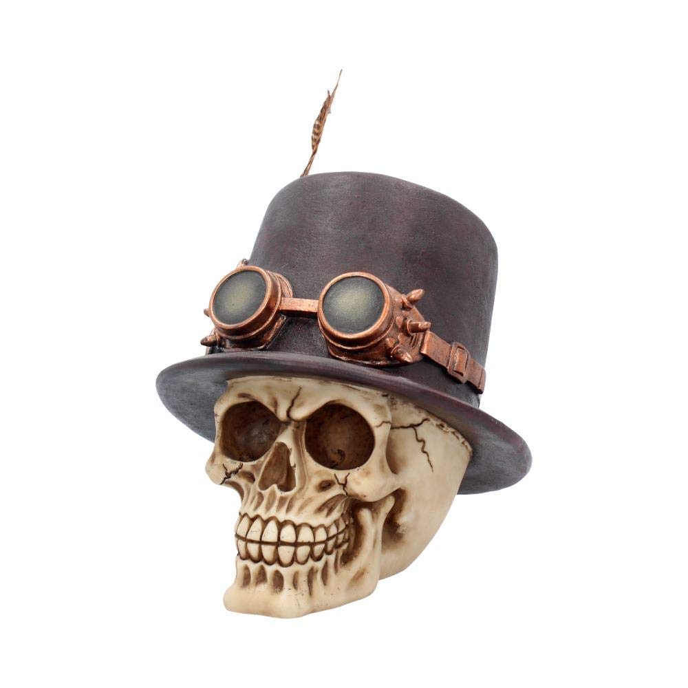 The Aristocrat Steampunk Alternative Skull Figurine 18.5cm