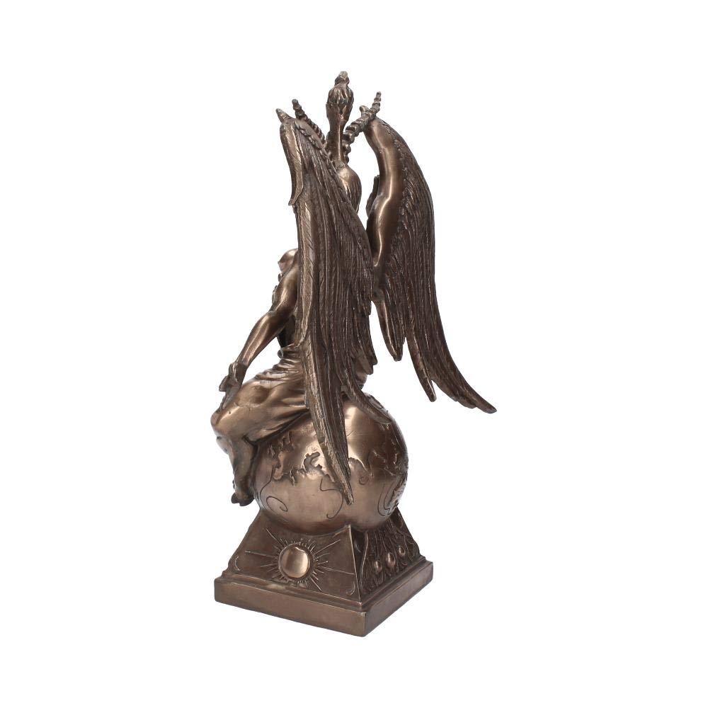 Bronzed Baphomet Occult Sabatic Goat Large Figurine 38cm Bronze