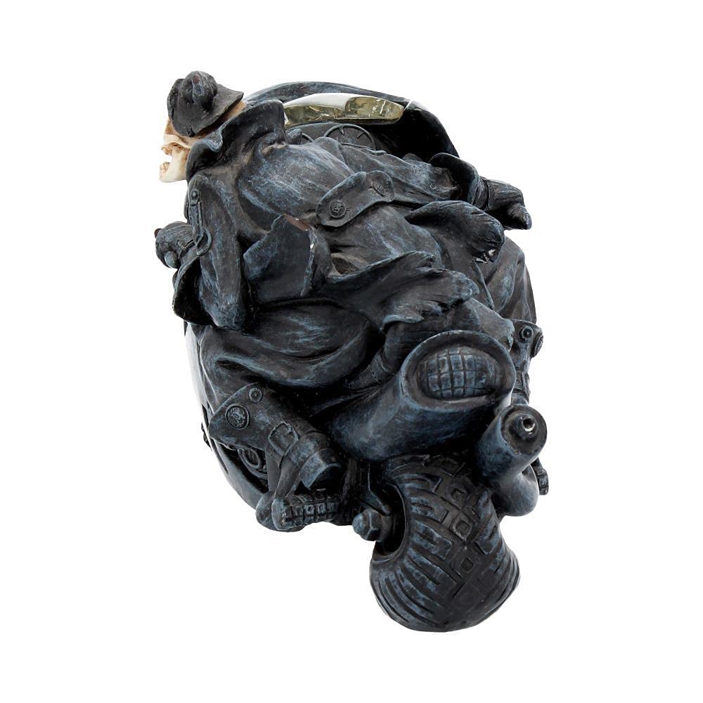 Speed Freak Skeleton Motorbike Figurine 19.5cm