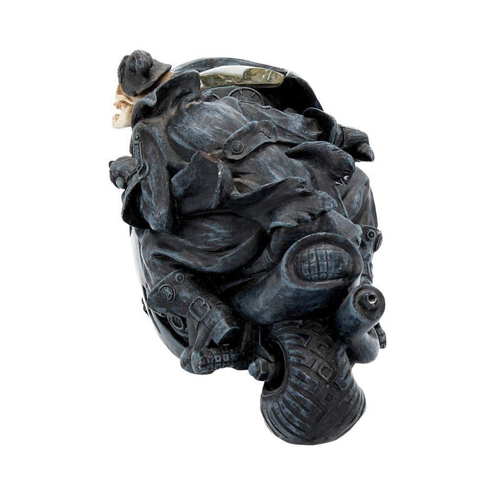 Speed Freak Skeleton Motorbike Figurine 19.5cm