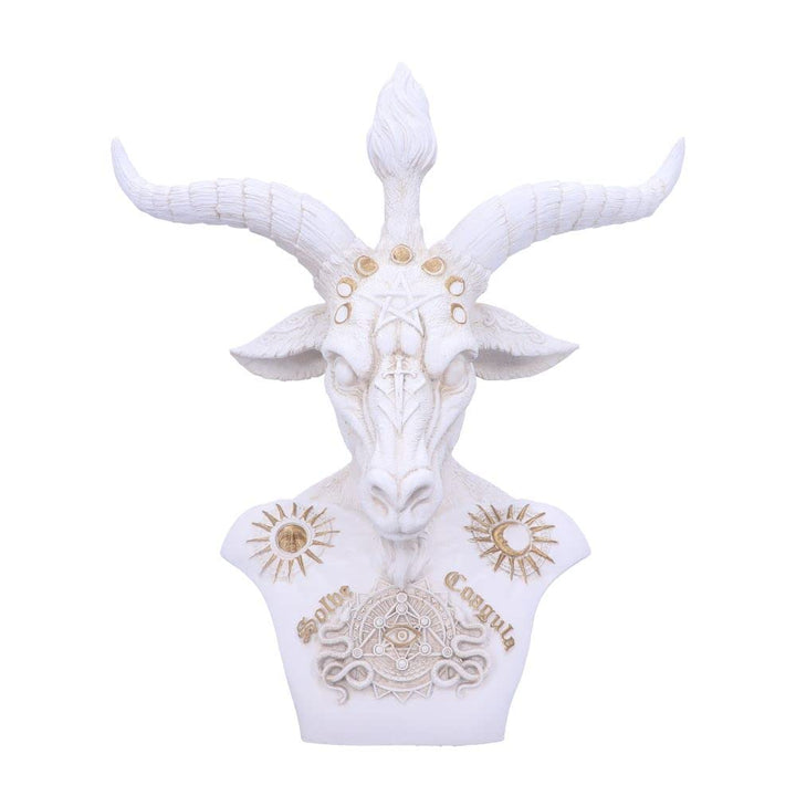 White Baphomet Bust 33.5cm