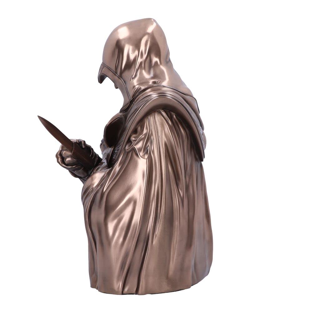 Assassins Creed Ezio Bust Box Bronze 30cm Officially Licensed