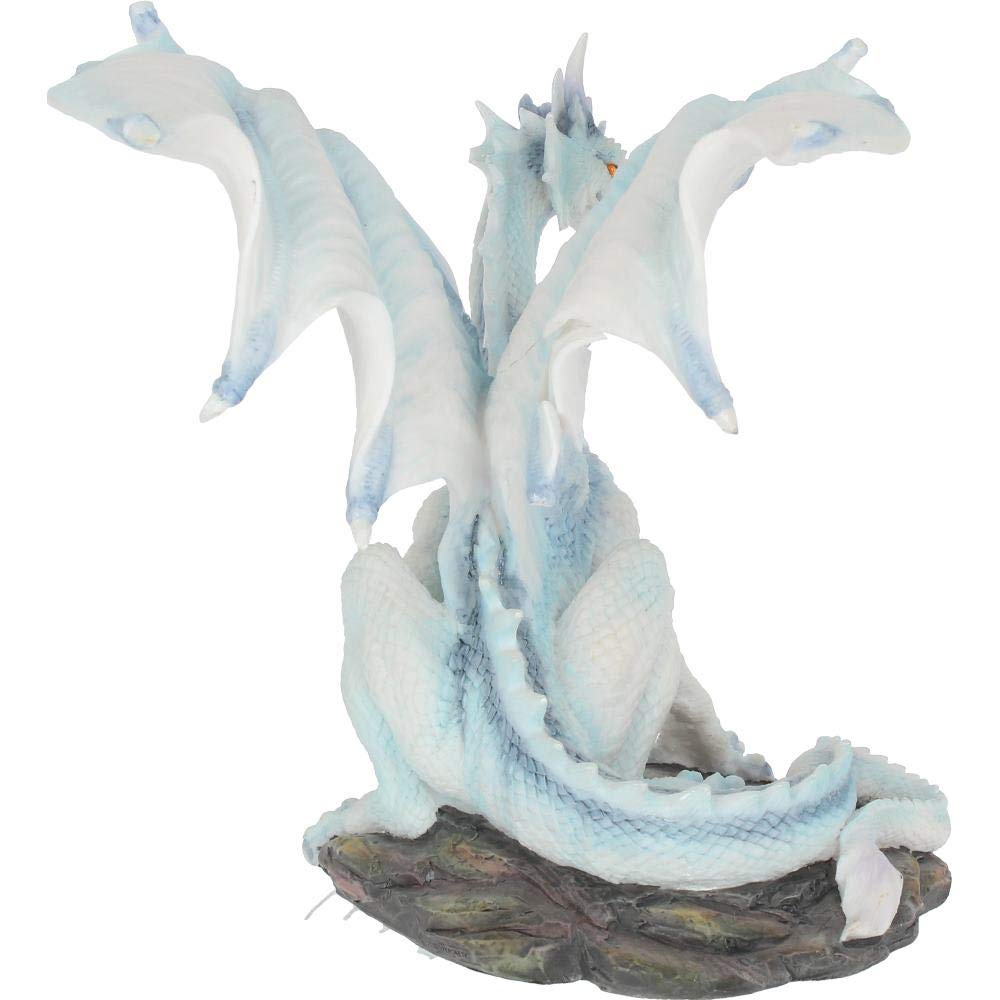 Grawlbane White Dragon Figurine 20cm