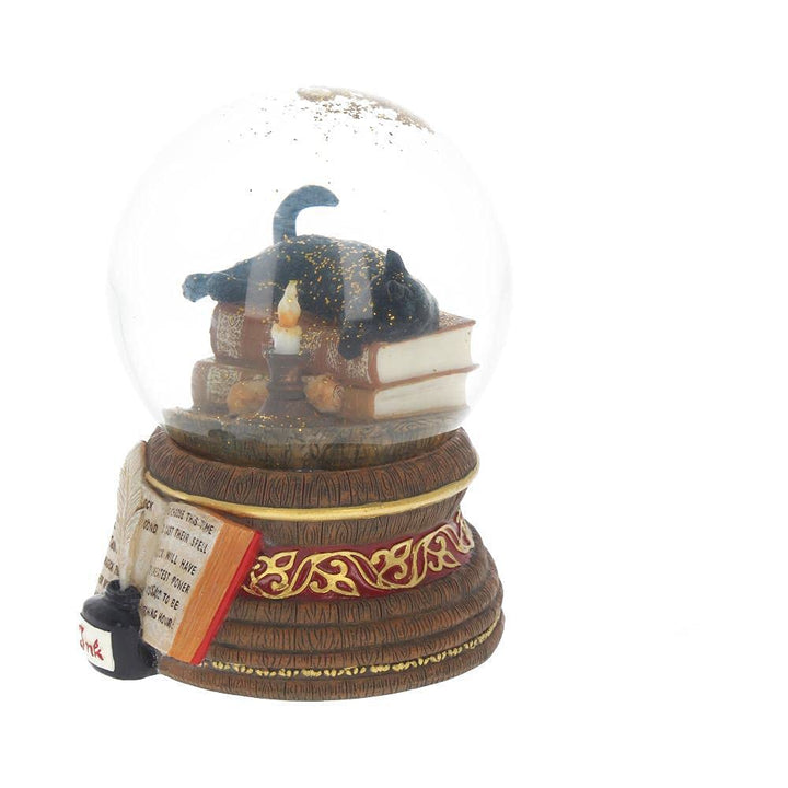 Lisa Parker Witching Hour Cat Snowglobe LP 11cm