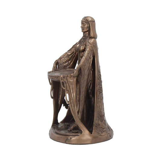 Bronzed Celtic Goddess Danu Ornament 22.5cm 2