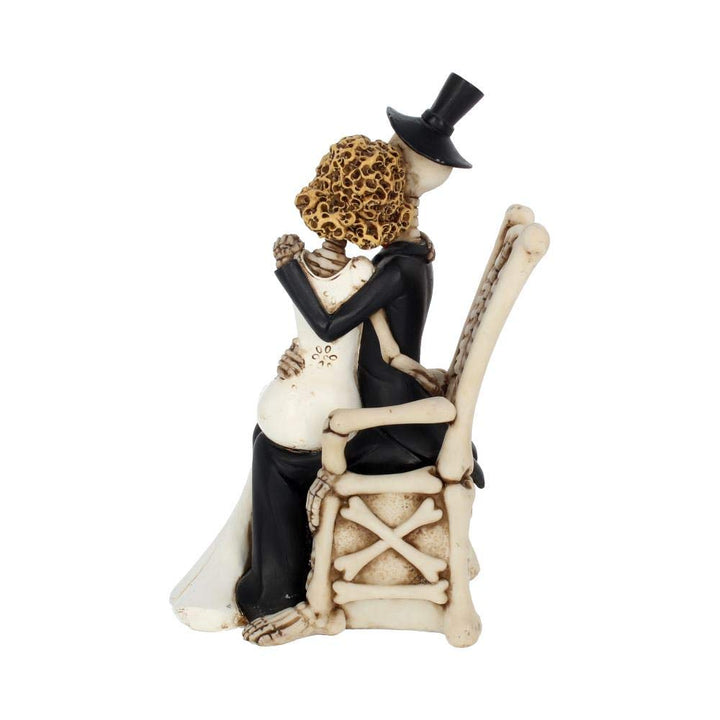 For Better Worse Gothic Sugar Skull Bride Groom Figurine Wedding Ornament Better 25cm