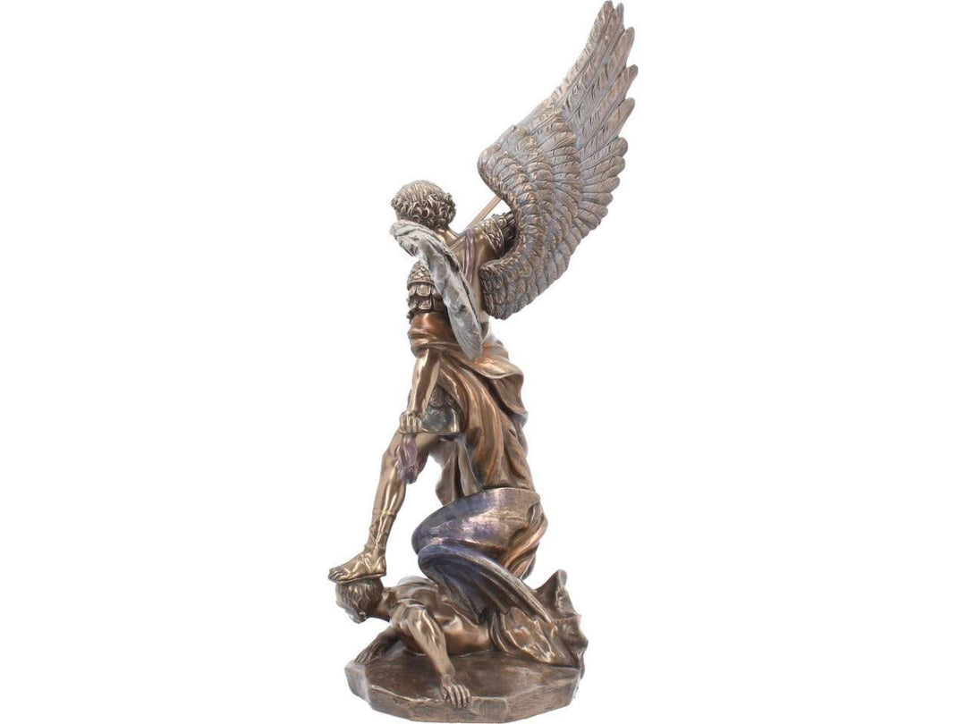 Bronzed Archangel Michael The Religious Warrior 37cm
