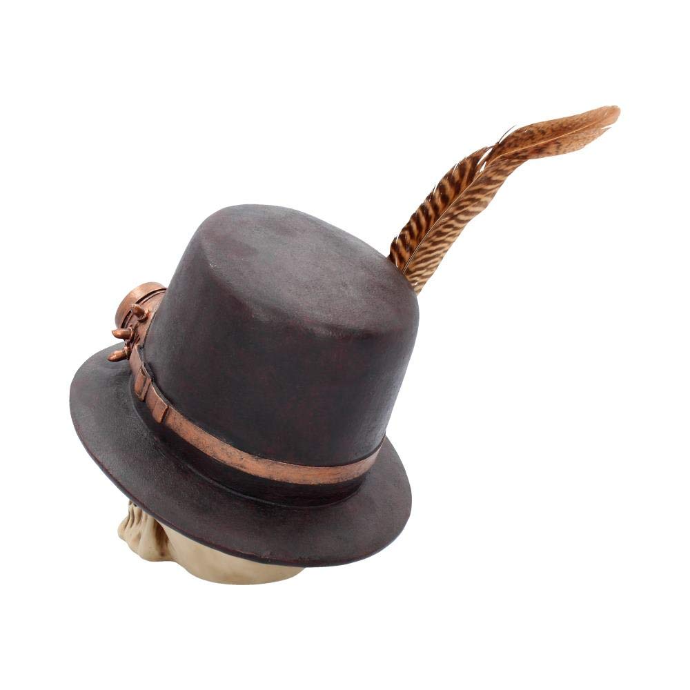 The Aristocrat Steampunk Alternative Skull Figurine 18.5cm