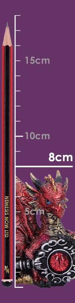 Keeper of the Key Red a Dragon Guardian Figurine 9cm