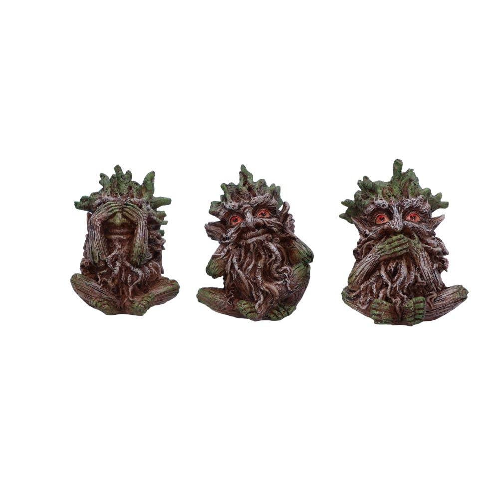 Three Wise Ents Tree Spirit Figurines 10cm