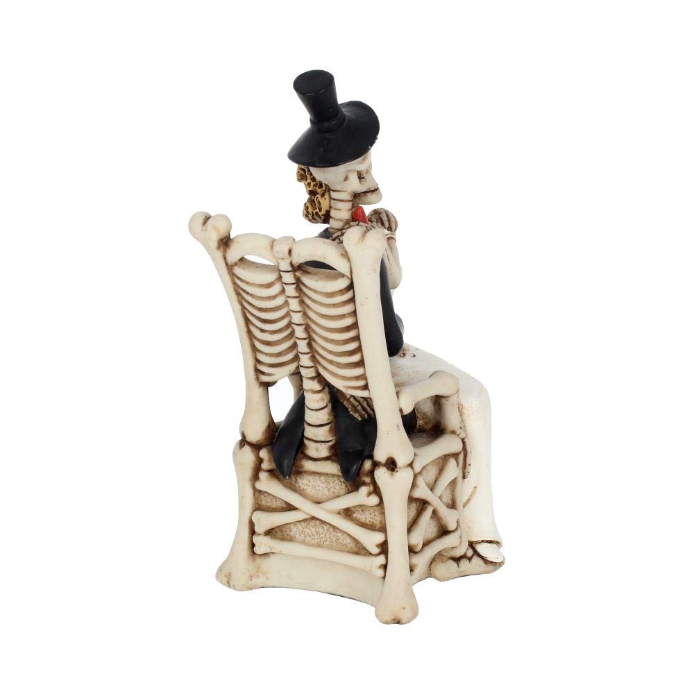 For Better Worse Gothic Sugar Skull Bride Groom Figurine Wedding Ornament Better 25cm