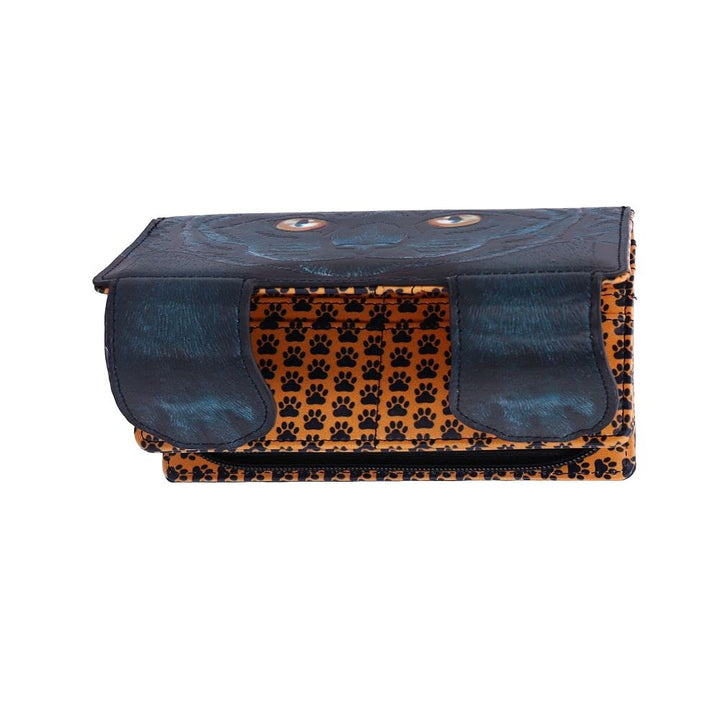 Guardian Cat Embossed Purse 18.5cm