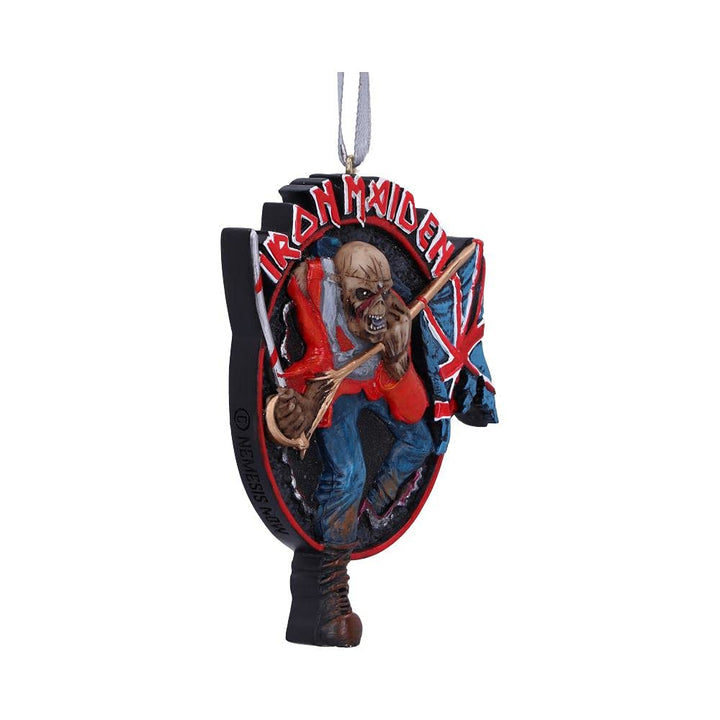 Iron Maiden The Trooper Hanging Ornament 8.5cm Officially Licensed