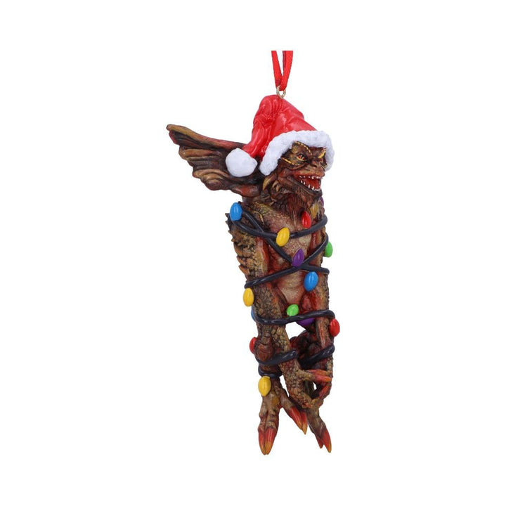Gremlins Mowhawk in Fairy Lights Hanging Festive Decorative Ornament Mohawk