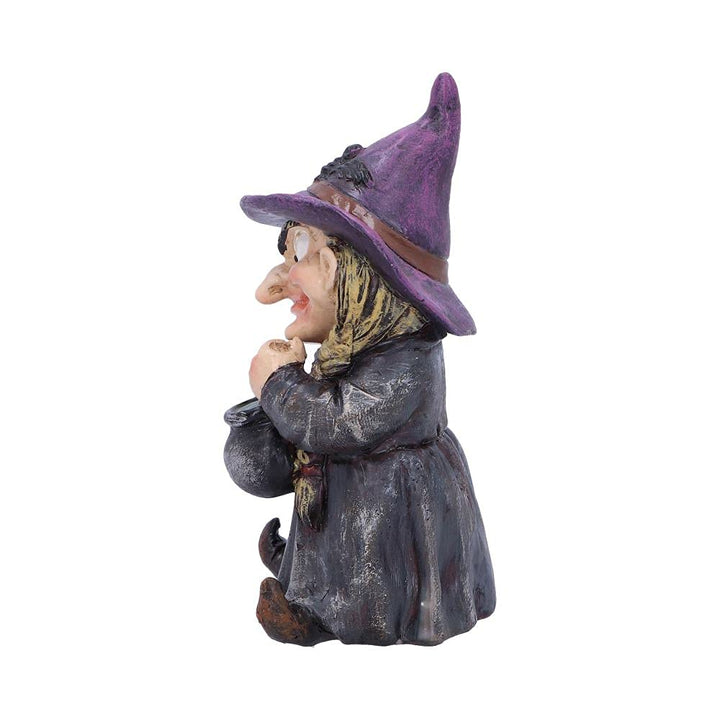 Double Small Witch and Cauldron Figurine 9.7cm