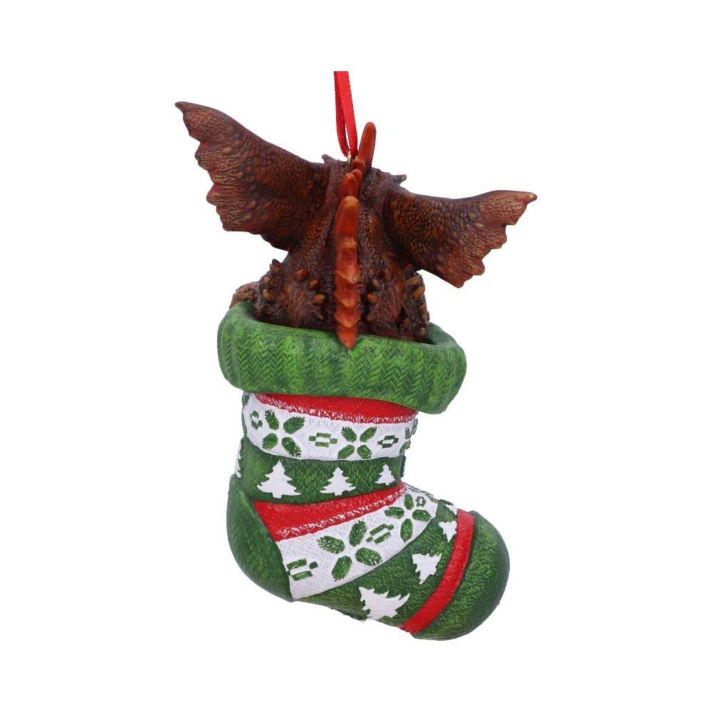 Gremlins Mohawk in Stocking Hanging Festive Decorative Ornament 12cm