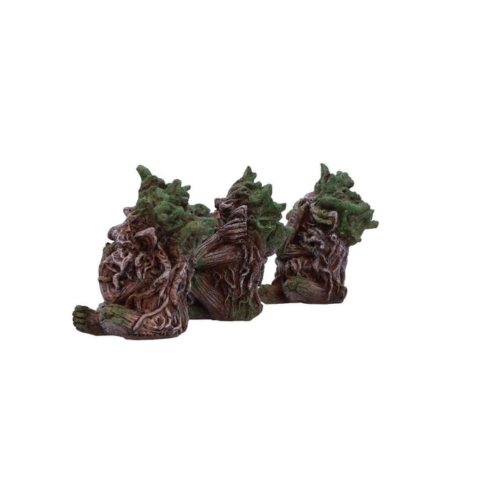 Three Wise Ents Tree Spirit Figurines 10cm