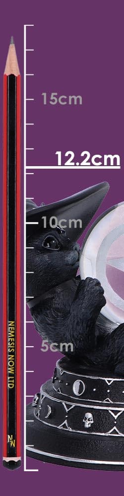 Cult Cuties Purrah Witch Cat Ornament Holding a Crystal Ball Purrahs Fortune 12.2cm